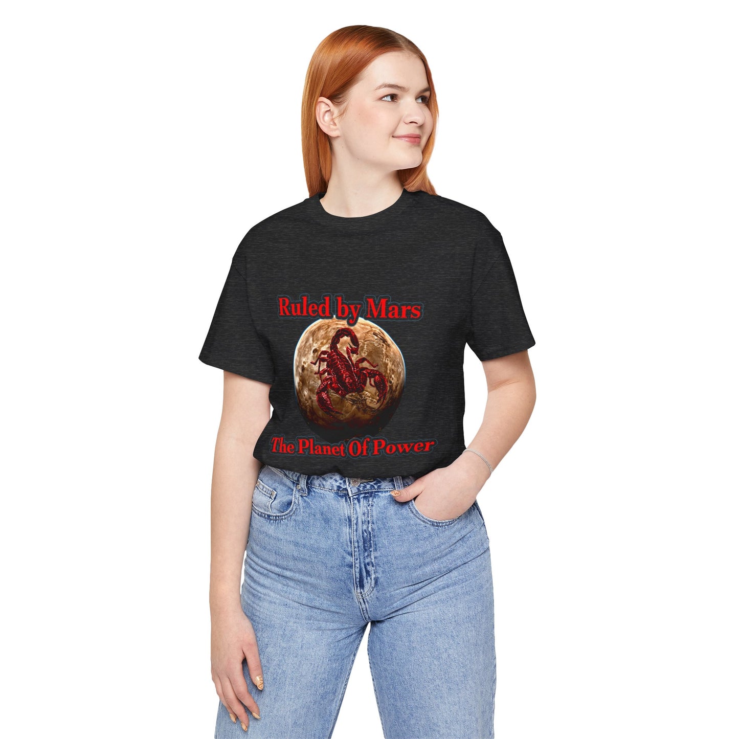 Mars Scorpio Tee — "Ruled by Mars, The Planet of Power" Graphic T‑Shirt