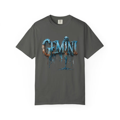 Gemini Zodiac Graphic T-Shirt — Frost Drop Tee