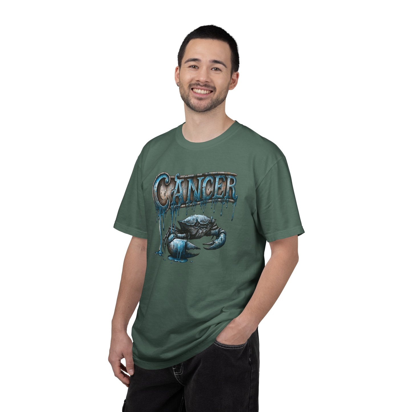 Cancer Zodiac Crab T-Shirt — Blue Drip Astrological Tee