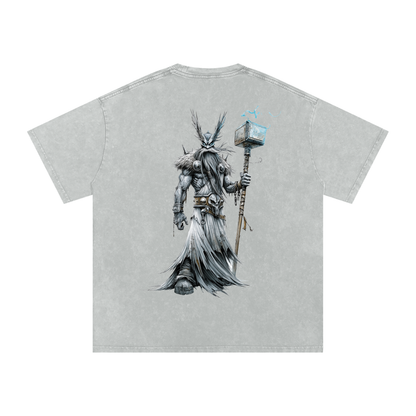 thefrostorder,oversizedtees,streettees,menstees,vikinggraphics,thorshammer,podtapstitch