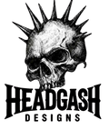 Punk Skull T-Shirt — Headgash Designs Graphic Tee