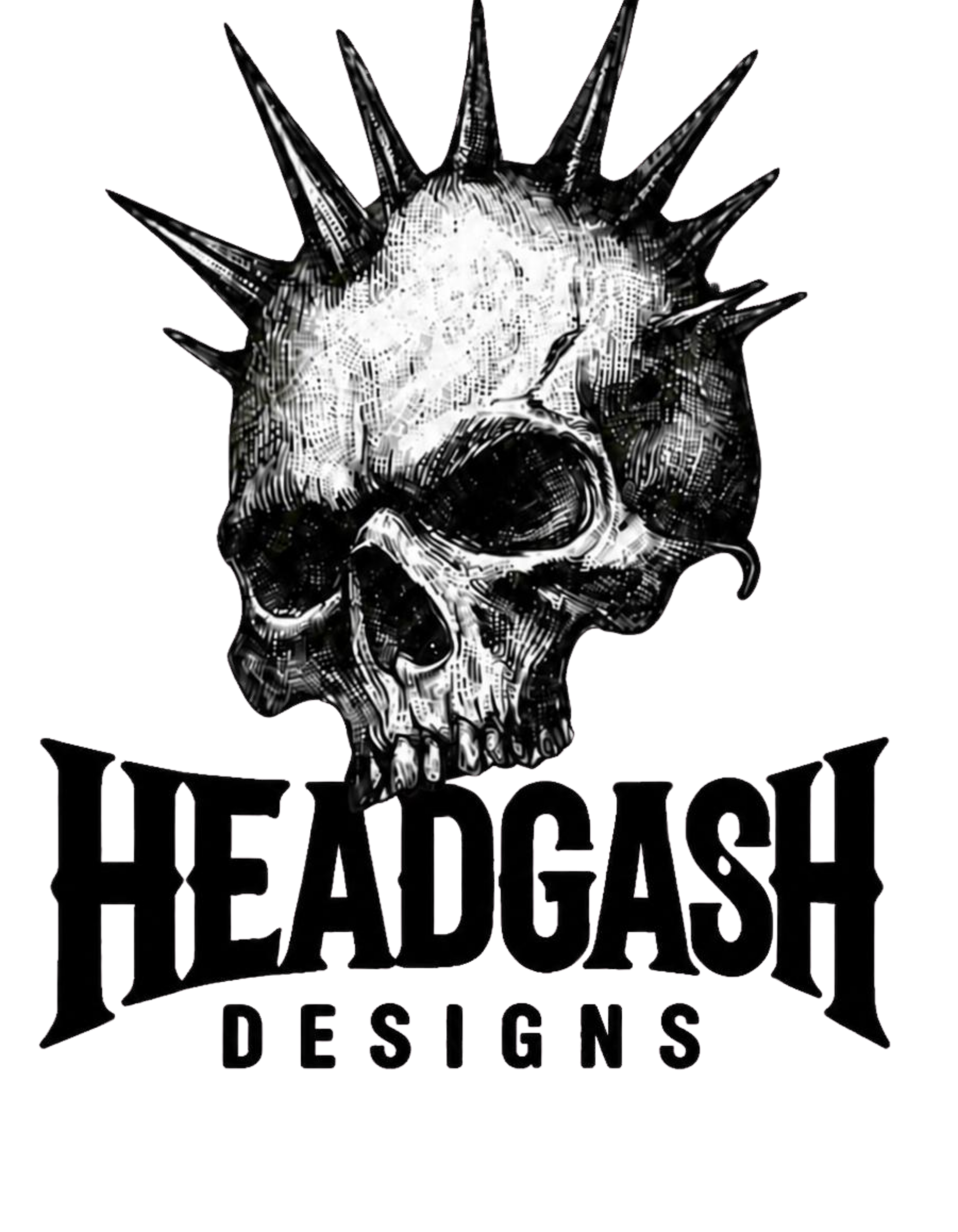 Punk Skull T-Shirt — Headgash Designs Graphic Tee