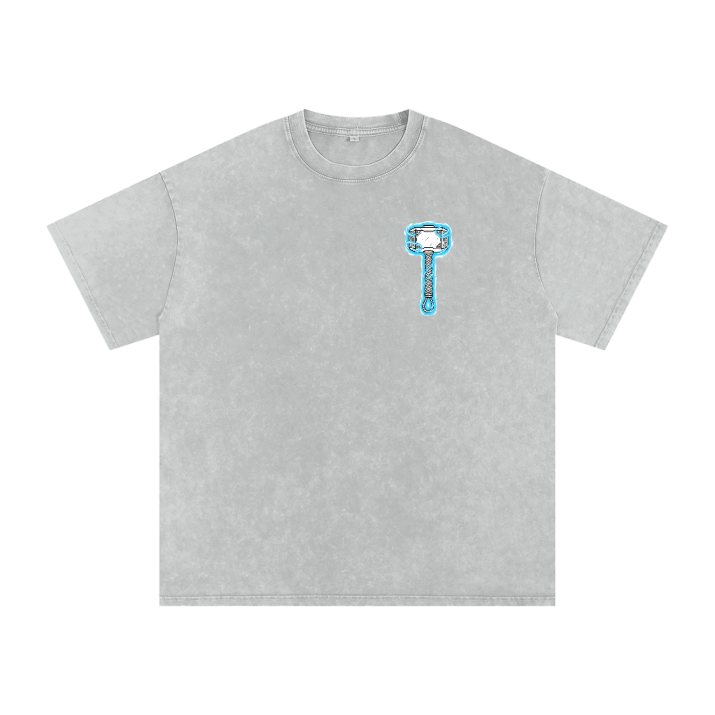 thefrostorder,oversizedtees,streettees,menstees,vikinggraphics,thorshammer,podtapstitch