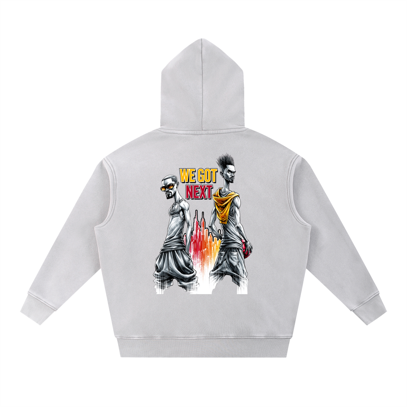 We Got Next — Oversized Snow Wash Fleece Hoodie