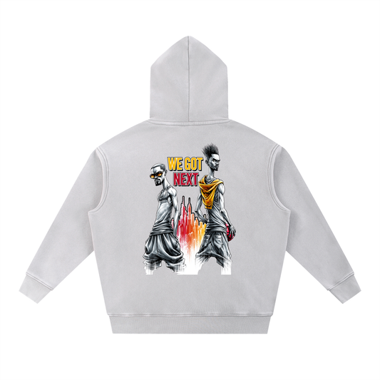 We Got Next — Oversized Snow Wash Fleece Hoodie