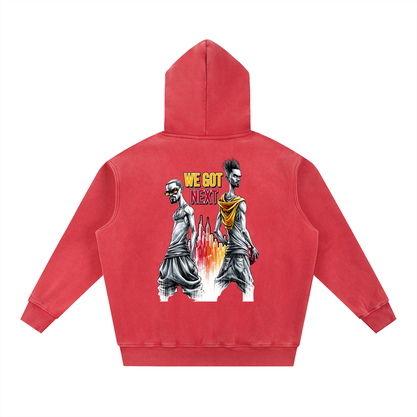 We Got Next — Oversized Snow Wash Fleece Hoodie
