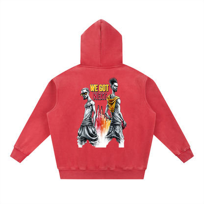 We Got Next — Oversized Snow Wash Fleece Hoodie