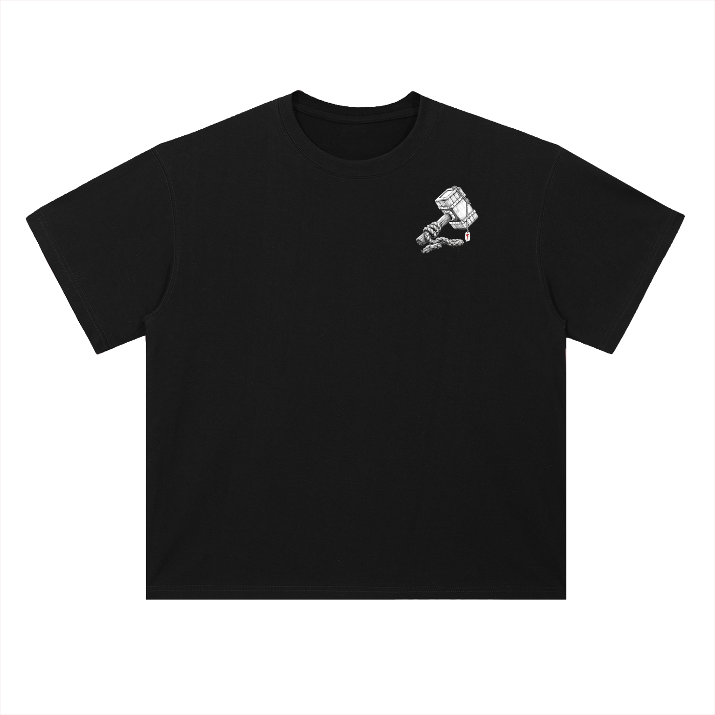 The Frost Order-Heavyweight Drop Shoulder Cotton T-Shirt