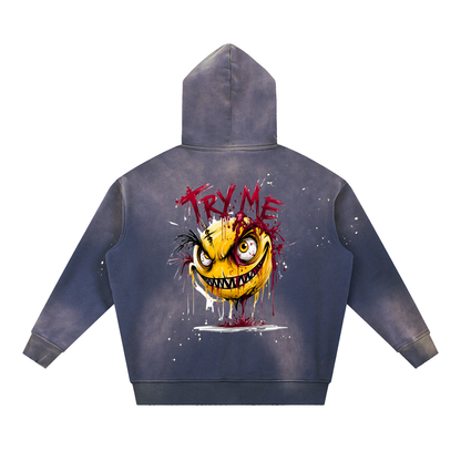 Unhinged — Try Me Vintage Washed Hoodie