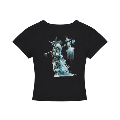 The Frost Order — Bird Skull Valkyrie Women's Crop Tee